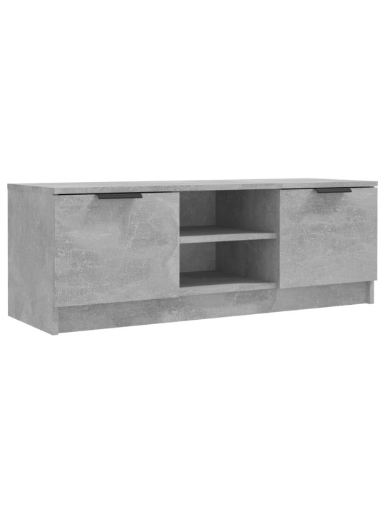 Televizoriaus spintelė, betono pilka, 102x35x36,5cm, mediena