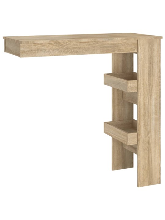 Sieninis baro staliukas, ąžuolo, 102x45x103,5cm, mediena