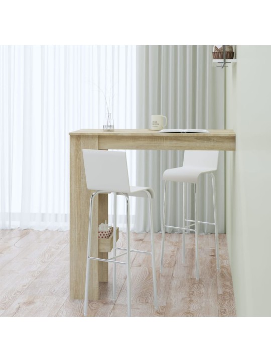 Sieninis baro staliukas, ąžuolo, 102x45x103,5cm, mediena