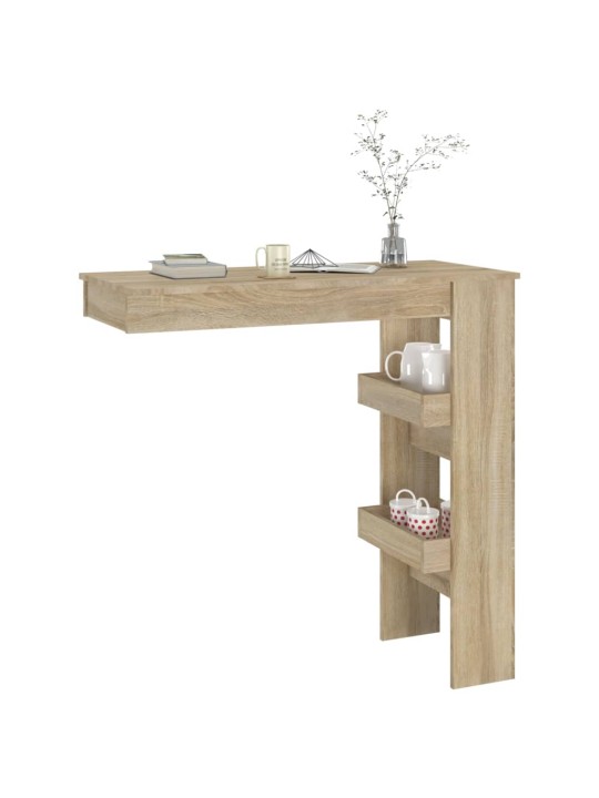 Sieninis baro staliukas, ąžuolo, 102x45x103,5cm, mediena