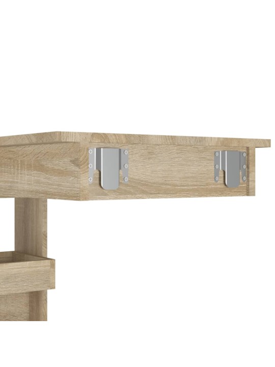 Sieninis baro staliukas, ąžuolo, 102x45x103,5cm, mediena