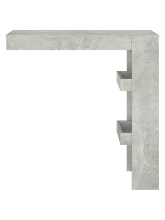 Sieninis baro staliukas, pilkas, 102x45x103,5cm, mediena