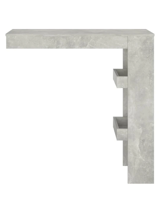Sieninis baro staliukas, pilkas, 102x45x103,5cm, mediena