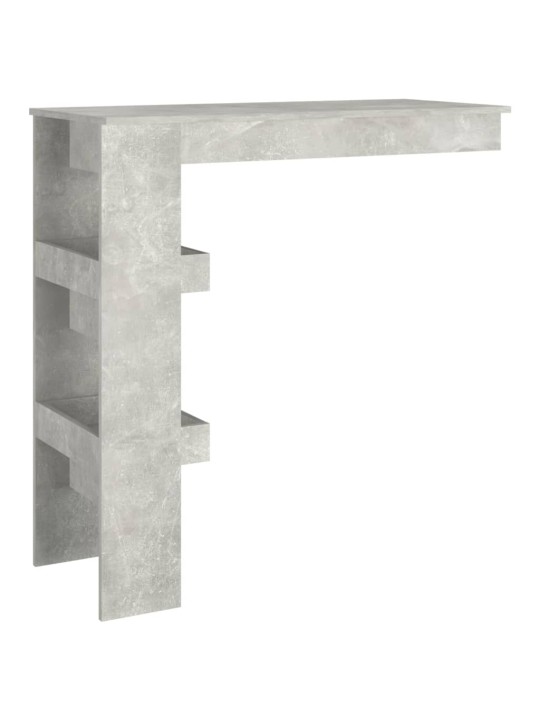 Sieninis baro staliukas, pilkas, 102x45x103,5cm, mediena