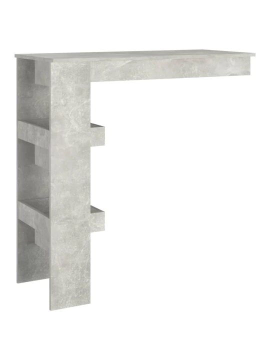 Sieninis baro staliukas, pilkas, 102x45x103,5cm, mediena
