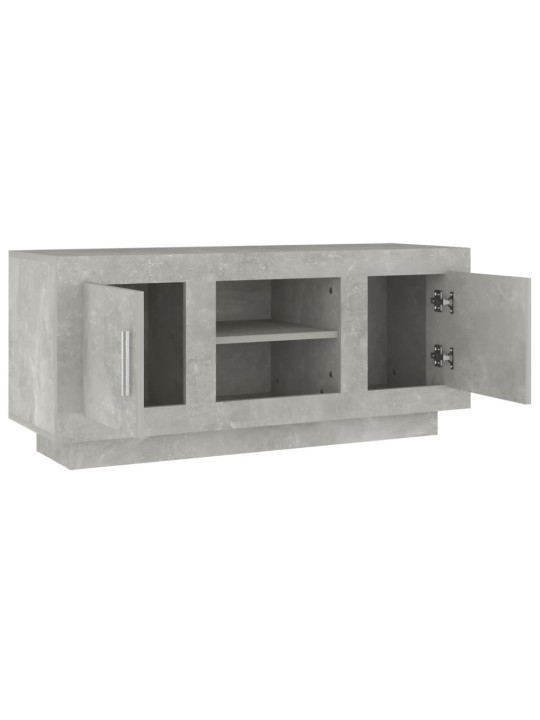 Televizoriaus spintelė, betono pilka, 102x35x45cm, mediena