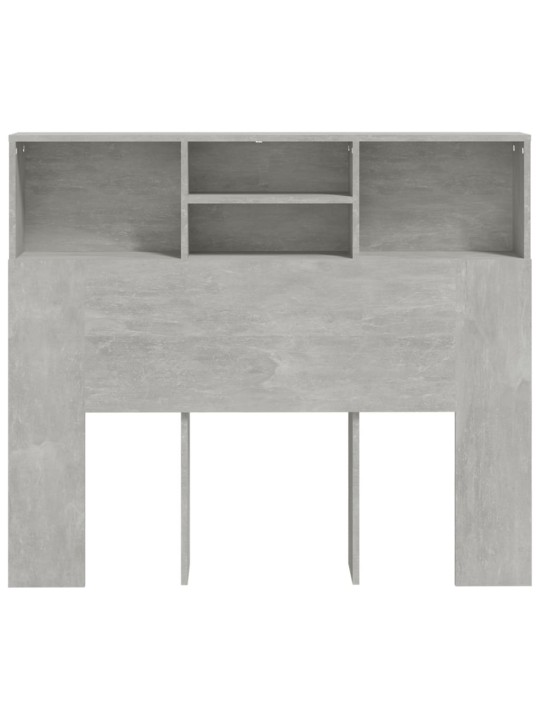 Galvūgalis-spintelė, betono pilkos spalvos, 120x19x103,5cm