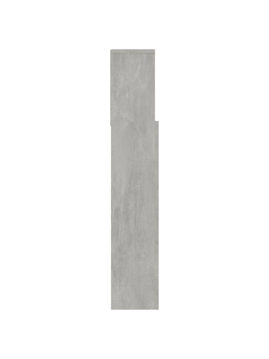 Galvūgalis-spintelė, betono pilkos spalvos, 120x19x103,5cm