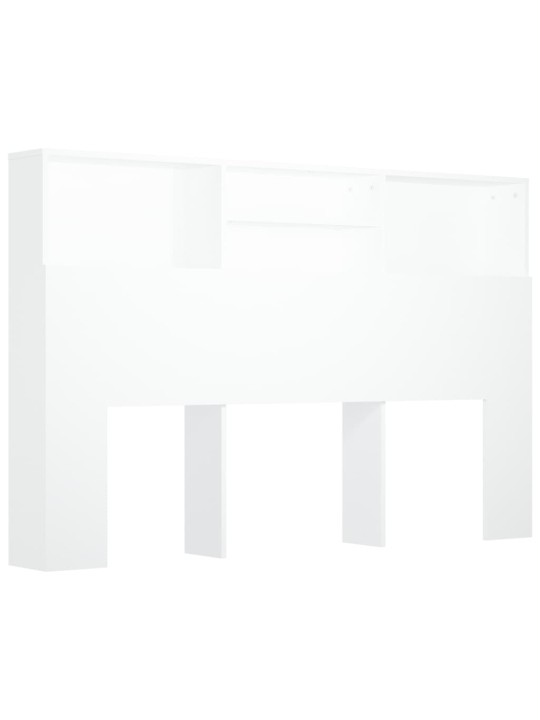Galvūgalis-spintelė, baltos spalvos, 160x19x103,5cm