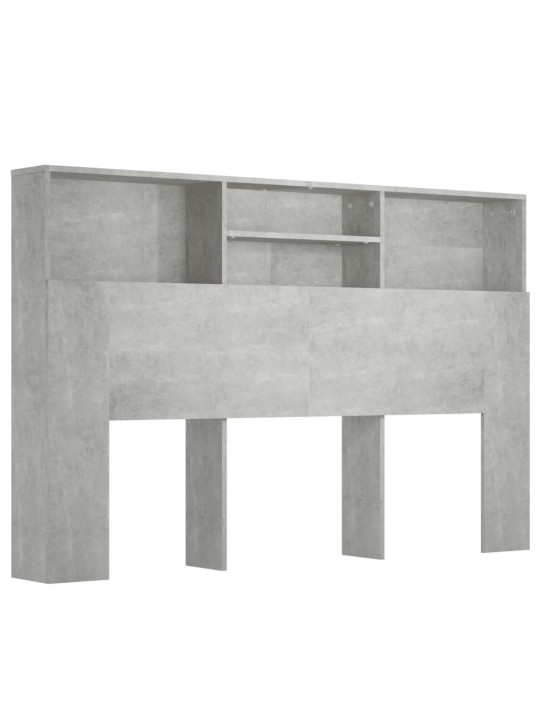 Galvūgalis-spintelė, betono pilkos spalvos, 160x19x103,5cm