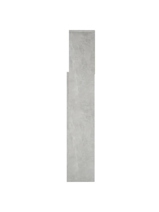 Galvūgalis-spintelė, betono pilkos spalvos, 160x19x103,5cm