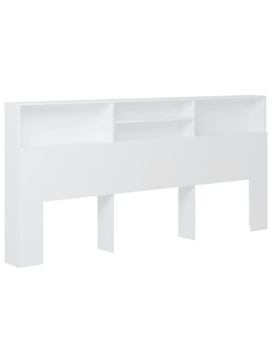 Galvūgalis-spintelė, baltos spalvos, 220x19x103,5cm