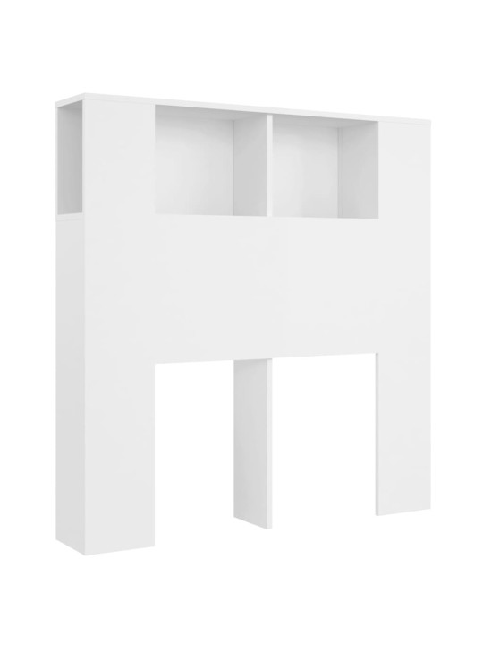 Galvūgalis-spintelė, baltos spalvos, 100x18,5x104,5cm