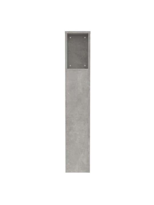 Galvūgalis-spintelė, betono pilkos spalvos, 100x18,5x104,5cm