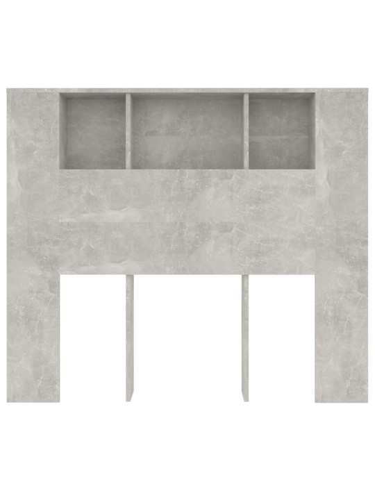 Galvūgalis-spintelė, betono pilkos spalvos, 120x18,5x104,5cm