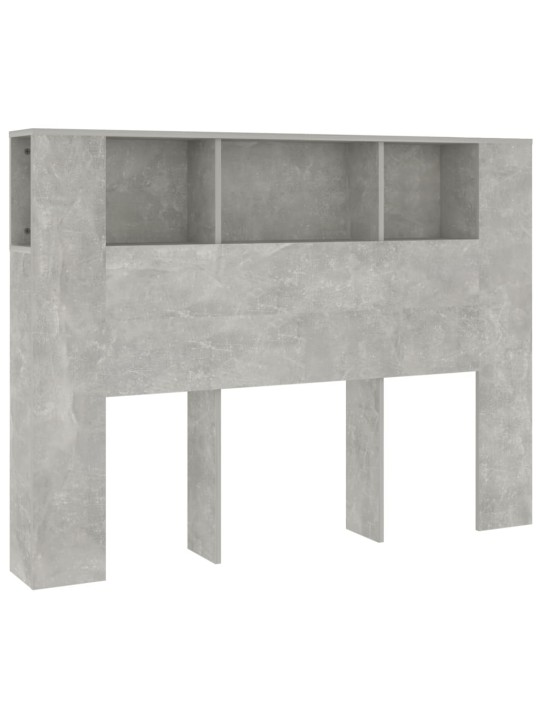 Galvūgalis-spintelė, betono pilkos spalvos, 140x18,5x104,5cm