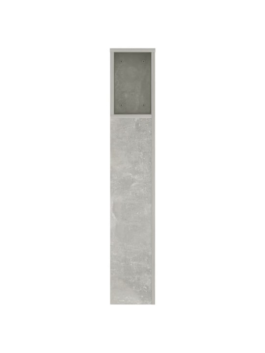 Galvūgalis-spintelė, betono pilkos spalvos, 140x18,5x104,5cm