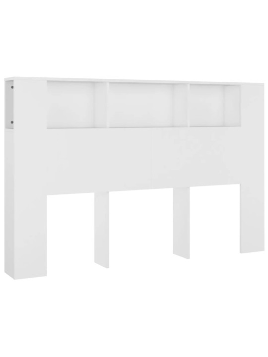 Galvūgalis-spintelė, baltos spalvos, 160x18,5x104,5cm