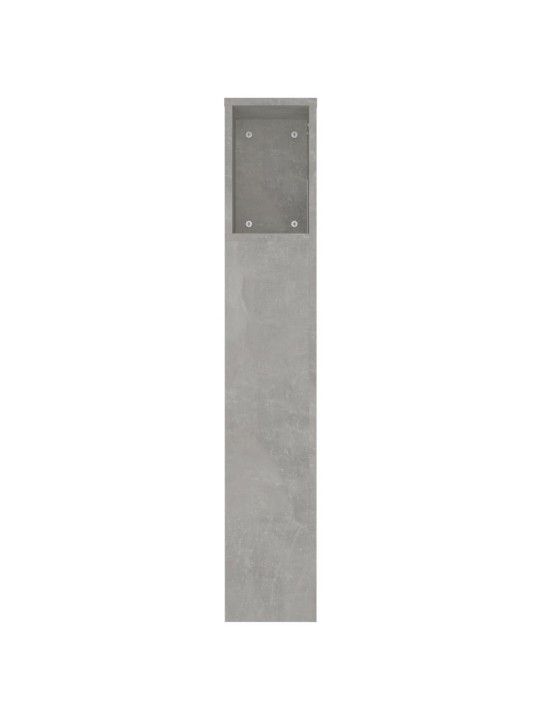 Galvūgalis-spintelė, betono pilkos spalvos, 220x18,5x104,5cm