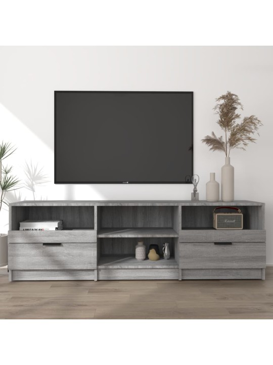 Televizoriaus spintelė, pilka ąžuolo, 150x33,5x45cm, mediena