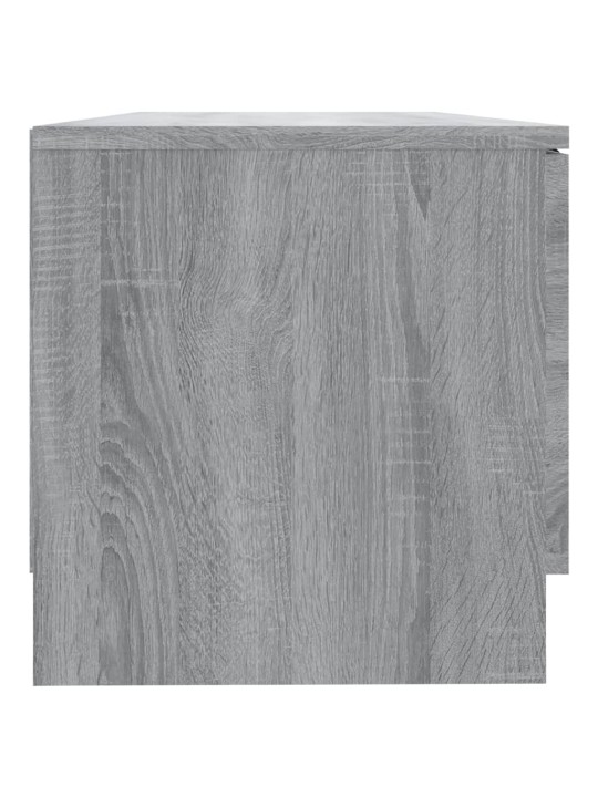 Televizoriaus spintelės, 2vnt., pilkos, 80x35x36,5cm, mediena