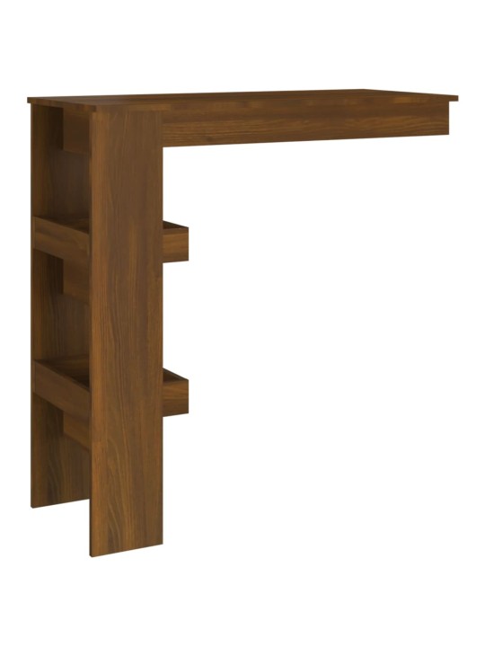 Sieninis baro staliukas, rudas, 102x45x103,5cm, mediena