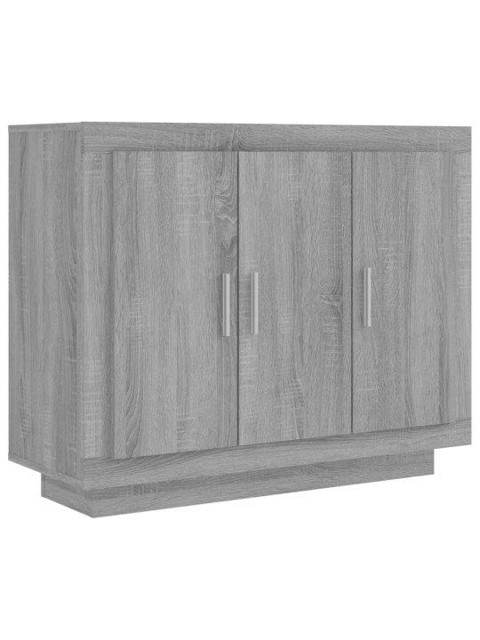 Šoninė spintelė, pilkos ąžuolo spalvos, 92x35x75cm, mediena