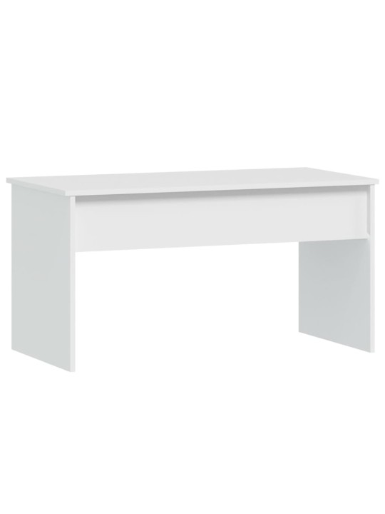 Kavos staliukas, baltas, 102x50,5x52,5cm, apdirbta mediena