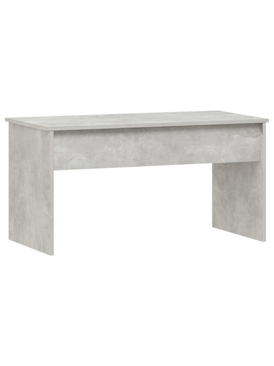 Kavos staliukas, betono pilkas, 102x50,5x52,5cm, mediena