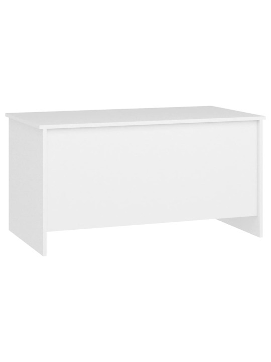 Kavos staliukas, baltas, 102x55,5x52,5cm, apdirbta mediena