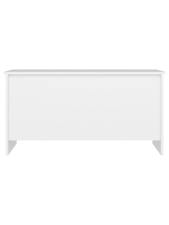 Kavos staliukas, baltas, 102x55,5x52,5cm, apdirbta mediena
