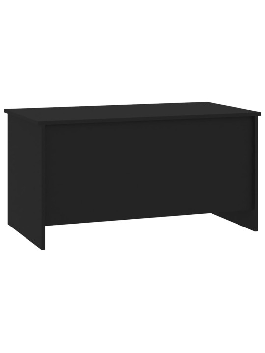 Kavos staliukas, juodas, 102x55,5x52,5cm, apdirbta mediena
