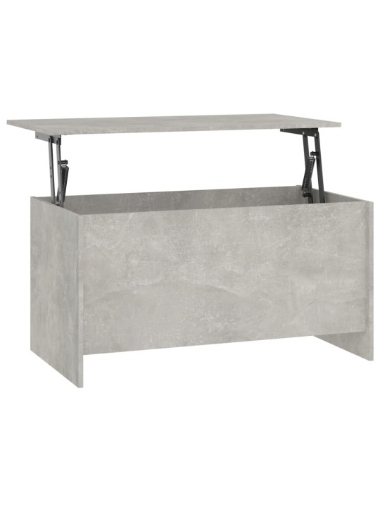 Kavos staliukas, betono pilkas, 102x55,5x52,5cm, mediena