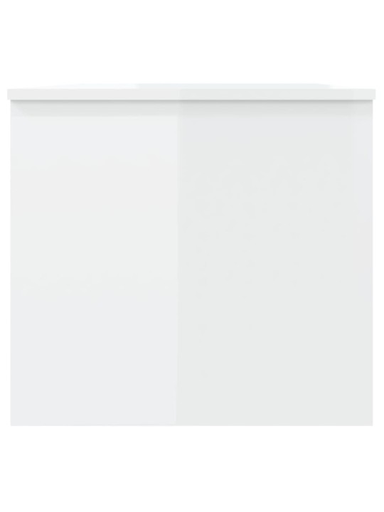 Kavos staliukas, baltas, 102x50,5x46,5cm, apdirbta mediena