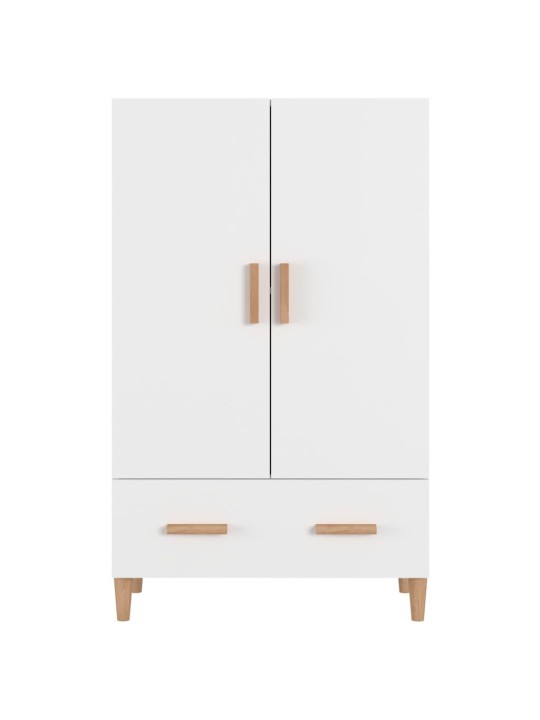 Komoda, baltos spalvos, 70x31x115cm, apdirbta mediena