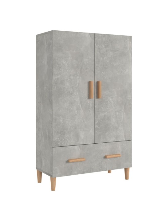 Komoda, betono pilkos spalvos, 70x31x115cm, apdirbta mediena