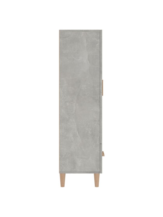 Komoda, betono pilkos spalvos, 70x31x115cm, apdirbta mediena