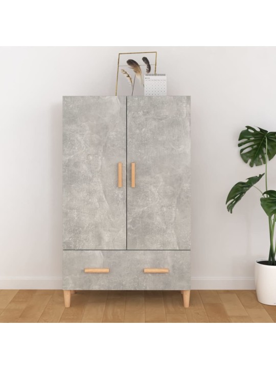 Komoda, betono pilkos spalvos, 70x31x115cm, apdirbta mediena
