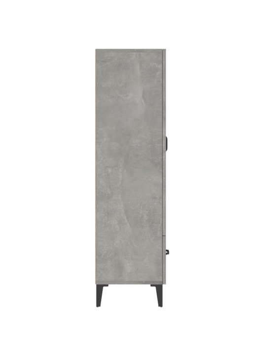 Komoda, betono pilkos spalvos, 70x31x115cm, apdirbta mediena