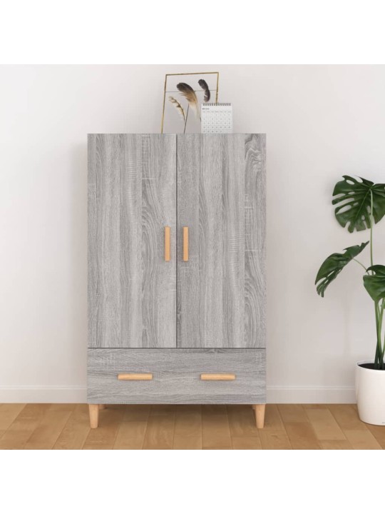 Komoda, pilkos ąžuolo spalvos, 70x31x115cm, apdirbta mediena