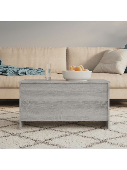 Kavos staliukas, pilkas ąžuolo, 102x55,5x52,5cm, mediena