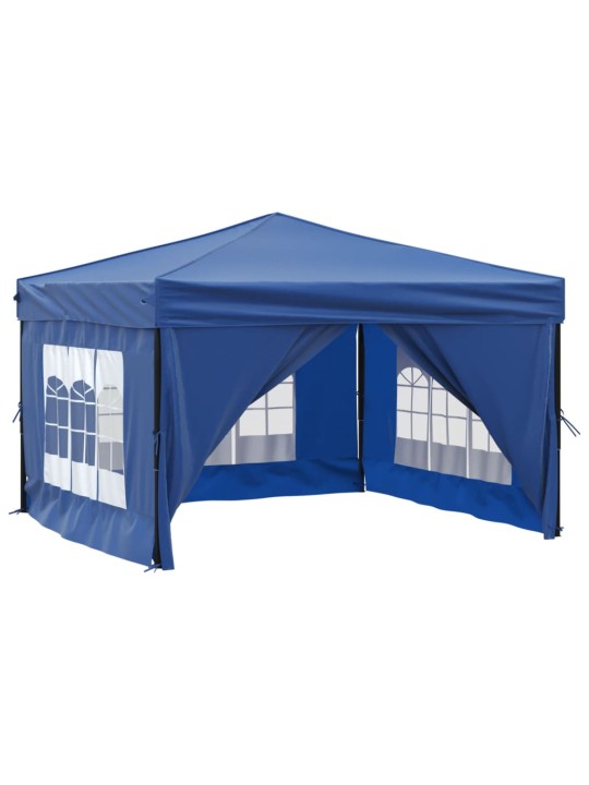 Proginė palapinė su šoninėmis sienomis, mėlyna, 3x3m