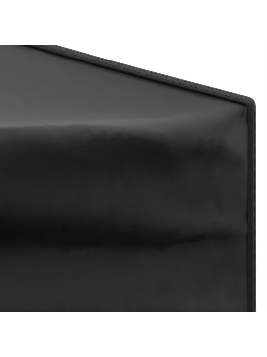 Proginė palapinė su šoninėmis sienomis, juoda, 3x3m