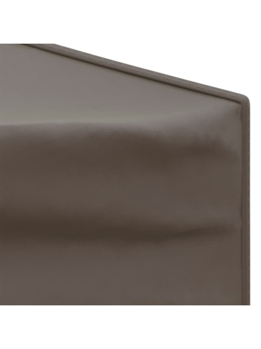 Proginė palapinė su šoninėmis sienomis, taupe, 3x3m