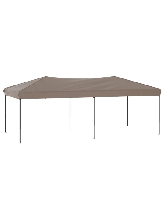 Sulankstoma proginė palapinė, taupe spalvos, 3x6m