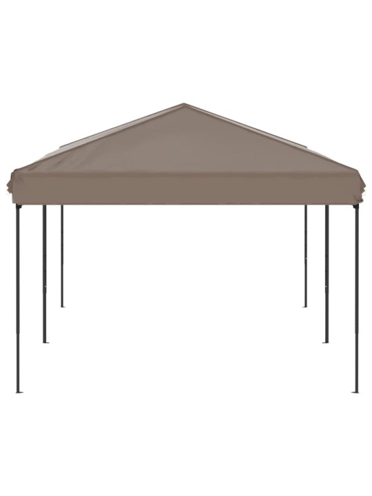 Sulankstoma proginė palapinė, taupe spalvos, 3x6m