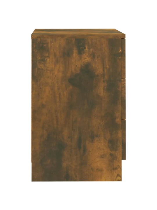Naktinė spintelė, dūminio ąžuolo, 38x35x56cm, apdirbta mediena