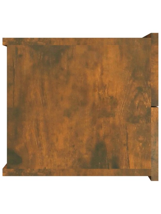 Naktinė spintelė, dūminio ąžuolo, 40x30x30cm, apdirbta mediena