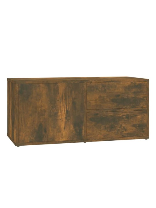 Televizoriaus spintelė, dūminio ąžuolo, 80x34x36cm, mediena