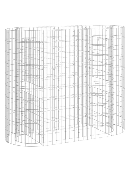 Gabiono lovelis, 120x50x100cm, galvanizuota geležis, aukštas